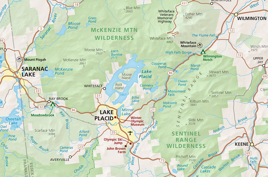 Adirondack Park Wall Maps