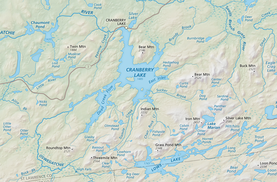 Patterson ADK Mountains Lakes